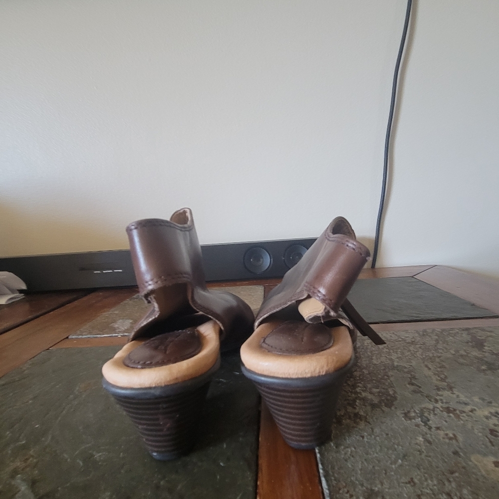 NEW EARTH Kristy ankle boot boot peep toe sandals - Picture 6 of 9